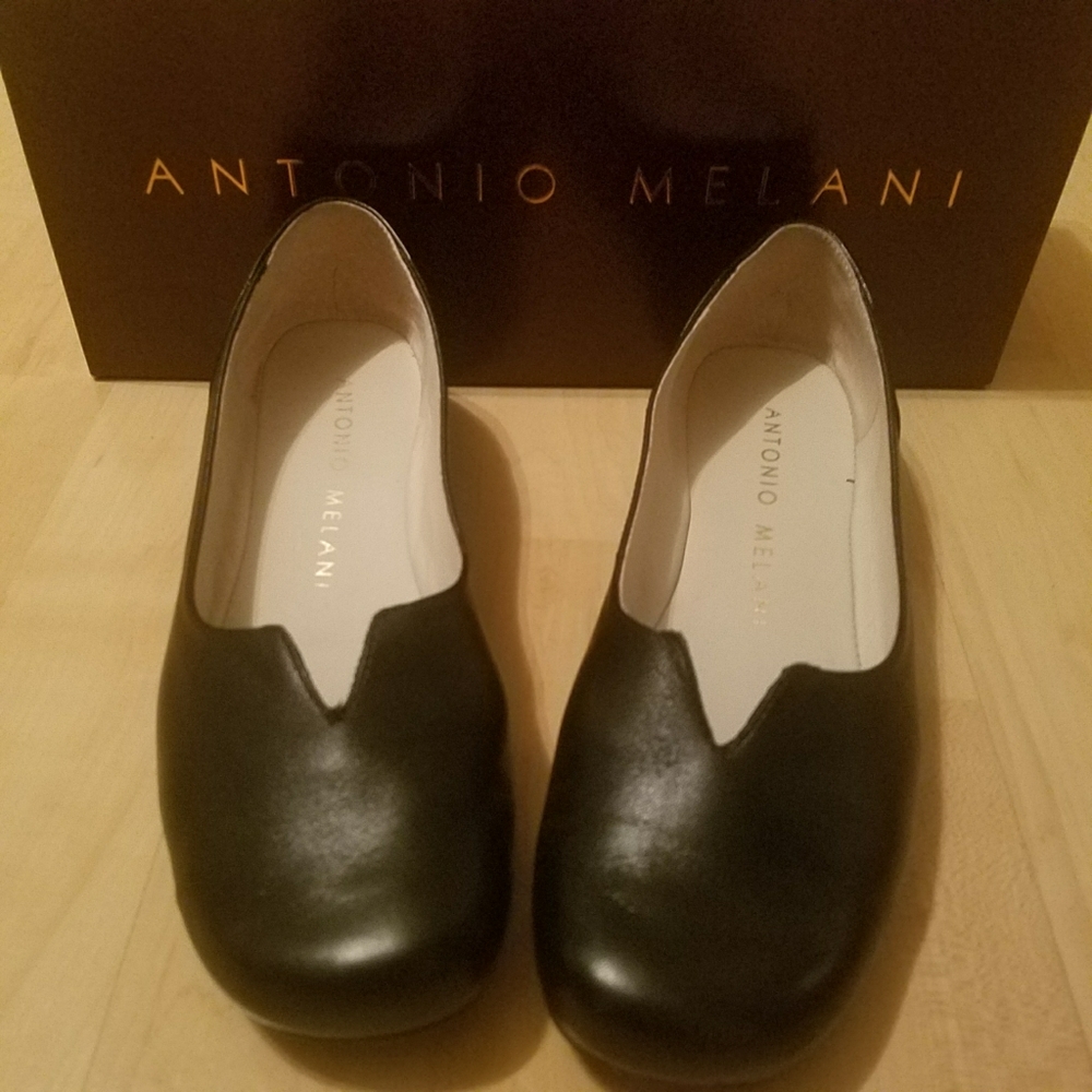 Antonio Melani Black Ballet Flats
